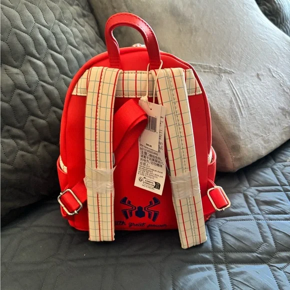 NWT - Marvel Loungefly Spider-Man backpack - Picture 2 of 9
